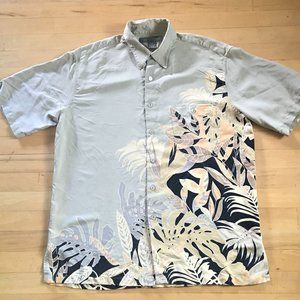 Tori Richard men's short-sleeve silk camp shirt.